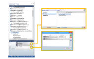 <p>Word's table in the template is bound to the list of purchase orders. This is achieved through the List tagging element. To set or change data binding of tagging elements we use so called Binding Control. In addition to Point & Click in the Binding Control we can also write XPath to filter or sort list of purchase orders. Sorting is easier to accomplish through the dedicated form as shown in the picture.</p>
